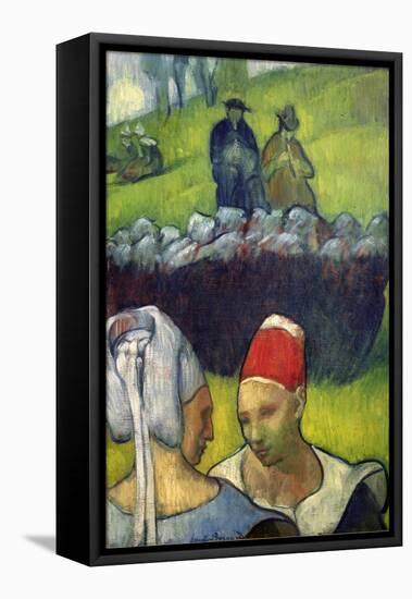 Breton Women-Emile Bernard-Framed Stretched Canvas