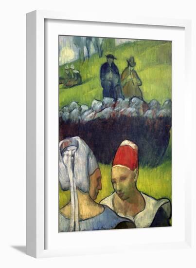 Breton Women-Emile Bernard-Framed Giclee Print