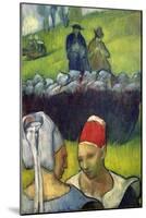 Breton Women-Emile Bernard-Mounted Giclee Print