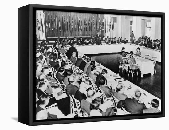 Breton Woods Conference at the Mount Washington Hotel, July 1944-null-Framed Stretched Canvas
