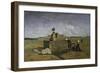 Bretonnes a La Fontaine-Jean-Baptiste-Camille Corot-Framed Giclee Print