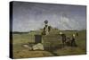 Bretonnes a La Fontaine-Jean-Baptiste-Camille Corot-Stretched Canvas