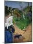 Bretonnes et Veau, Women of Brittany and calf, 1888 Canvas, 91,1 x 72 cm I. N. 1826.-Paul Gauguin-Mounted Giclee Print