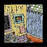 Upstairs Bath-Brett Varney-Framed Art Print