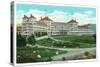 Bretton Woods, New Hampshire - Close-up Exterior View of Mt. Washington Hotel-Lantern Press-Stretched Canvas