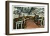 Bretton Woods, NH - Interior View of the Cave Grill in Mt Washington Hotel-Lantern Press-Framed Art Print