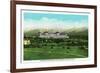 Bretton Woods, NH - Mt Washington Hotel, Presidential Range in September-Lantern Press-Framed Art Print