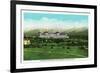 Bretton Woods, NH - Mt Washington Hotel, Presidential Range in September-Lantern Press-Framed Art Print