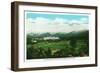 Bretton Woods, NH - Mt Washington Hotel, Presidential Range View No. 3-Lantern Press-Framed Art Print