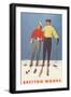 Bretton Woods Ski Poster-null-Framed Art Print