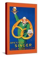 Bretzels Singer, Avec la Biere et la Vin-Lotti-Stretched Canvas