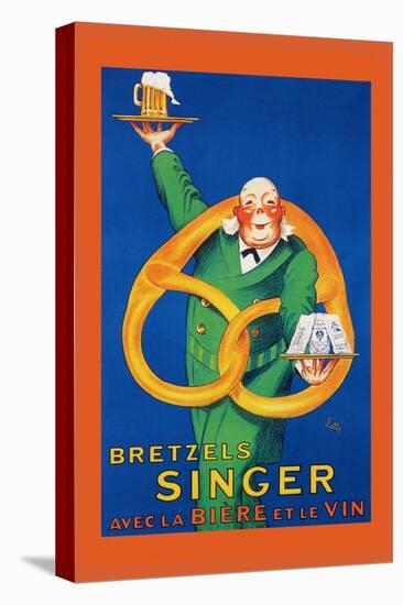 Bretzels Singer, Avec la Biere et la Vin-Lotti-Stretched Canvas