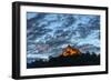 Breuberg, Hesse, Germany, Castle Breuberg at Dusk-Bernd Wittelsbach-Framed Photographic Print