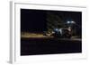 Breuberg, Hesse, Germany, Maize Harvest by Night-Bernd Wittelsbach-Framed Photographic Print