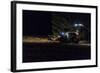 Breuberg, Hesse, Germany, Maize Harvest by Night-Bernd Wittelsbach-Framed Photographic Print