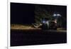 Breuberg, Hesse, Germany, Maize Harvest by Night-Bernd Wittelsbach-Framed Photographic Print