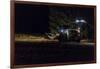 Breuberg, Hesse, Germany, Maize Harvest by Night-Bernd Wittelsbach-Framed Photographic Print