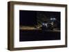 Breuberg, Hesse, Germany, Maize Harvest by Night-Bernd Wittelsbach-Framed Photographic Print