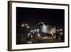 Breuberg, Hesse, Germany, Maize Harvest by Night-Bernd Wittelsbach-Framed Photographic Print