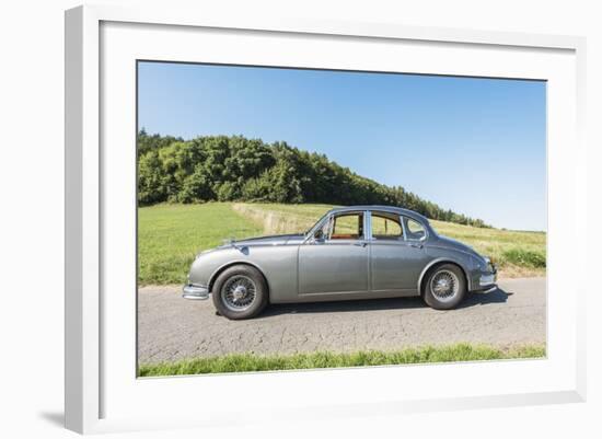 Breuberg, Hessen, Germany, Jaguar Mk 2, Year of Manufacture 1961, Cubic Capacity 3.8 L, 220 Hp-Bernd Wittelsbach-Framed Photographic Print