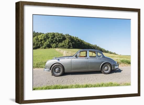 Breuberg, Hessen, Germany, Jaguar Mk 2, Year of Manufacture 1961, Cubic Capacity 3.8 L, 220 Hp-Bernd Wittelsbach-Framed Photographic Print