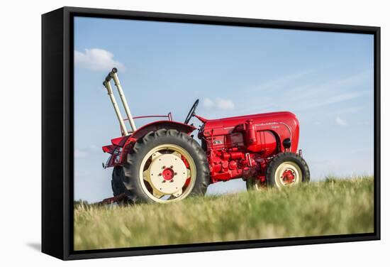 Breuberg, Hessen, Germany, Porsche Diesel 308 Super, Year of Manufacture 1961-Bernd Wittelsbach-Framed Stretched Canvas