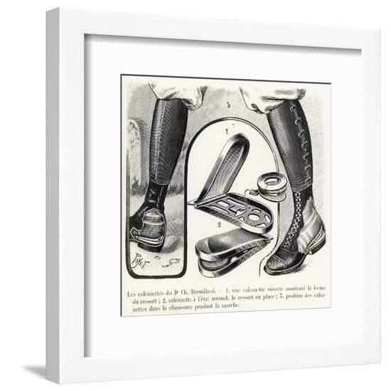 Breuillard's Device to Assist Walking--Framed Art Print