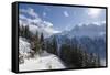 Brevant Ski Area, Aiguilles De Chamonix, Chamonix, Haute-Savoie, French Alps, France, Europe-Christian Kober-Framed Stretched Canvas