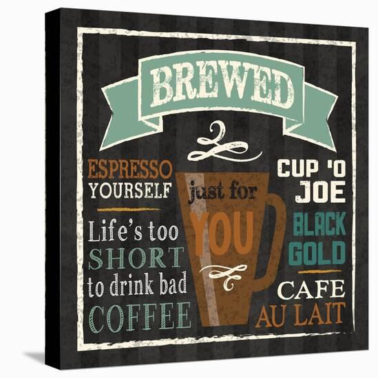 Brew Chalk 2-Melody Hogan-Stretched Canvas