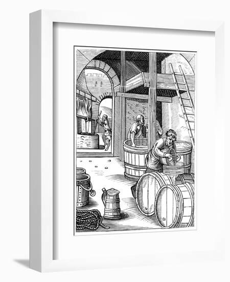 Brewer, 16th Century-Jost Amman-Framed Giclee Print