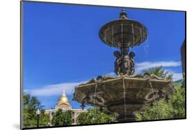 Brewer Fountain, Boston Common, State House, Boston, Massachusetts. Fountain cast in 1868 by Lenard-William Perry-Mounted Photographic Print
