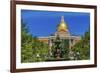 Brewer Fountain, Boston Common, State House, Boston, Massachusetts. Fountain cast in 1868 by Lenard-William Perry-Framed Photographic Print