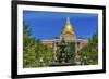 Brewer Fountain, Boston Common, State House, Boston, Massachusetts. Fountain cast in 1868 by Lenard-William Perry-Framed Photographic Print