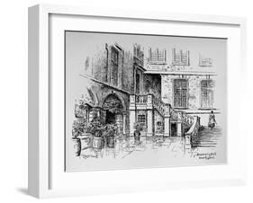 'Brewers' Hall Courtyard', 1890-Hume Nisbet-Framed Giclee Print