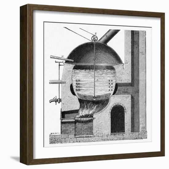 Brewery Kettle, 19th Century-CCI Archives-Framed Photographic Print