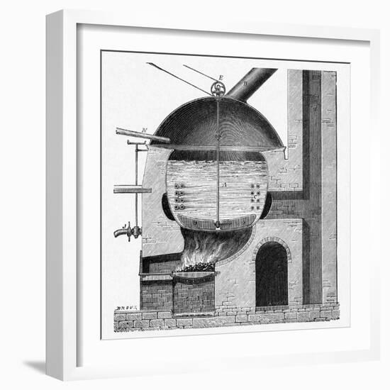 Brewery Kettle, 19th Century-CCI Archives-Framed Photographic Print