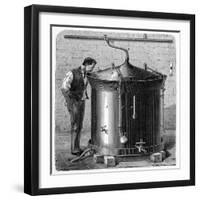 Brewery Vat, 19th Century-CCI Archives-Framed Photographic Print