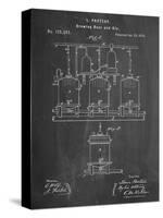 Brewing Beer Patent-null-Stretched Canvas