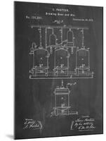 Brewing Beer Patent-null-Mounted Art Print
