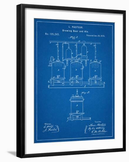 Brewing Beer Patent-null-Framed Art Print