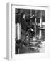 'Brewmeister' Fills Kegs at a Bootleg Brewery During Prohibition, 1933-null-Framed Photo