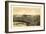 Brewster, New York - Panoramic Map-Lantern Press-Framed Art Print