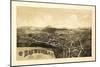 Brewster, New York - Panoramic Map-Lantern Press-Mounted Art Print