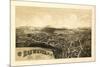 Brewster, New York - Panoramic Map-Lantern Press-Mounted Art Print