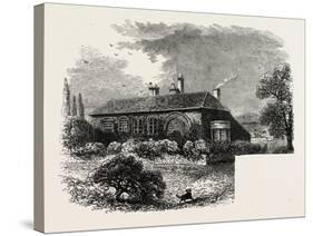 Brewster's House at Scrooby, Notts., 1870s-null-Stretched Canvas