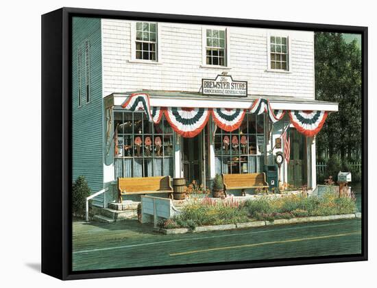 Brewster Store-unknown Huddleston-Framed Stretched Canvas