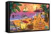 Brian Cook: Butts on Things - Beach-Trends International-Framed Stretched Canvas