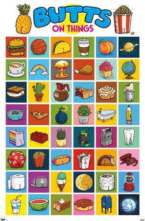 Brian Cook: Butts on Things - Collage