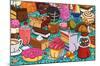 Brian Cook: Butts on Things - Sweets-Trends International-Mounted Poster