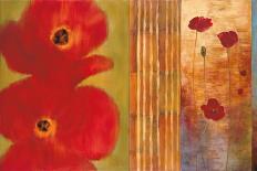 Poppies in Rhythm II-Brian Francis-Art Print